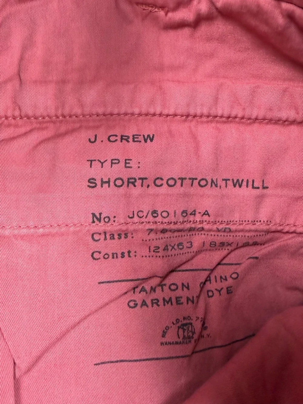 J. Crew Stanton Cotton Twill Shorts Red Inseam 9